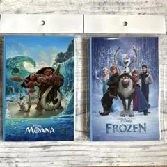 一番くじ　モアナ　アナと雪の女王　ポストカードブック