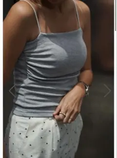 room306 Basic Pad-in Camisole グレーのサムネイル