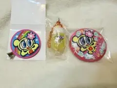 ナルミヤキャラクターズ エンジェルブルー ハナちゃん 刺繍缶バッジラバークリップ