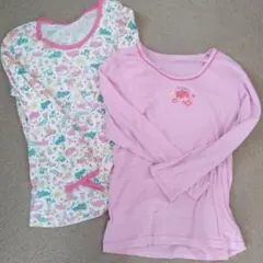 長袖の下着(猫)　2枚組