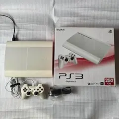 ホワイト PS3 本体 CECH4000 250GB
