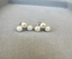 伊勢志摩英虞湾産あこや真珠 21.3 21.7mm パールピアス - メルカリ
