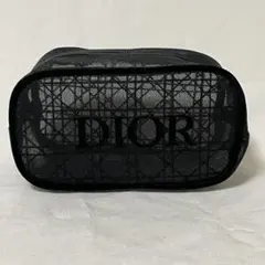 Dior　ディオール　ノベルティー　メッシュ　ポーチ　化粧ポーチ　黒