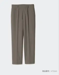 ユニクロ　スマートアンクルパンツ　ブラウン　XL