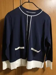 【新品・未使用】LAUTREAMONT DE CLASSE 配色カーディガン