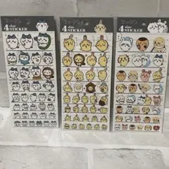 新品未開封　正規品　ちいかわ　4サイズステッカー　3枚セット　カミオジャパン