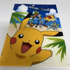 ポケモン ANAコラボ クリアファイル 映画公開記念　ピカチュウ　飛行機