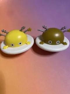 光るコスモ星丸 フィギュアマスコット2個セット ゴールドフィギュアは⭐️レア⭐️