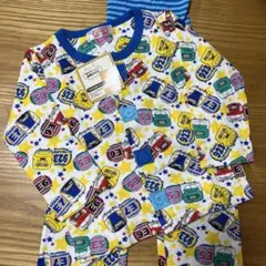 【値下】DENTAMA 新幹線プリントパジャマ 100cm