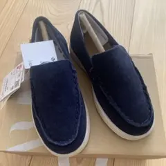 新品未使用　ZARA kids ネイビー ローファー 17.6cm タグ付き