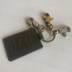 DOLCE&GABBANA キーリング　ダークブラウン　鍵　キーチェーン