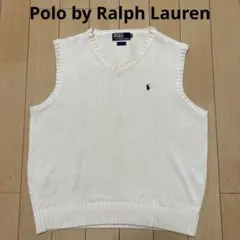 Polo by Ralph Lauren ニット　ベスト　アイボリー　Mサイズ