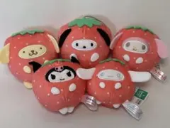 サンリオキャラクターズ　フルーツ着ぐるみマスコット〜いちご〜全5種