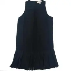 Vanessabruno ヴァネッサブリューノ 黒 ノースリーブ ミニワンピース