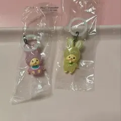 モンチッチ めじるしアクセサリー チムタン ピンク イエロー カプセルトイ