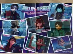 最終値下げ】アイカツ!×プリパラ／銀河特急ミルキー☆サブウェイ B3両面ポスター