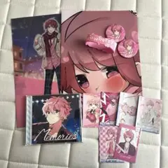 さとみ　すとぷり　CD Memories グッズ　セット ラバーバンド　缶バッジ