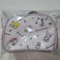 サンリオキャラクターズ バニティポーチ　 薄紫色 非売品