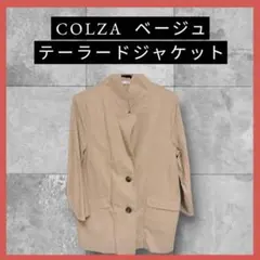 C.O.L.Z.A ベージュ テーラードジャケット LL レディース