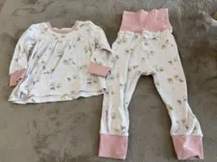ベビーパジャマ　90サイズ 上下セット ピンク