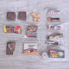 ガチャ お菓子 ミニチュア まとめ売り 12個 【ブラウン】