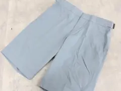 ▲美品 HERMESエルメス コットンショートパンツ リゾート くすみブルーのサムネイル