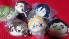 刀剣乱舞　もちもちマスコット　内番　薬研　厚　御手杵　蜻蛉切　博多　鶯丸