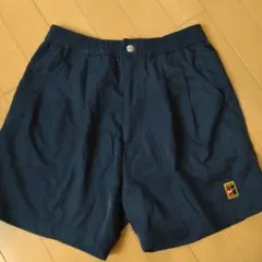 銀タグNIKE90sロゴハーフパンツ ネイビーsize Sのサムネイル