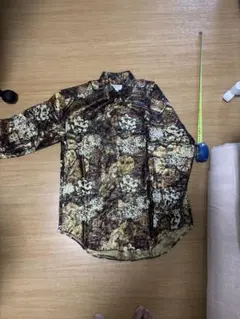 YOSHIYUKI KONISHIブラウン系花柄長袖シャツのサムネイル