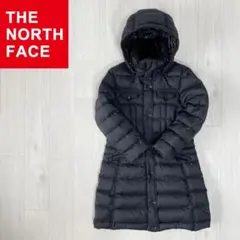 良品　ノースフェイス　ダウンジャケット　軽量　セミロング　レディースXL