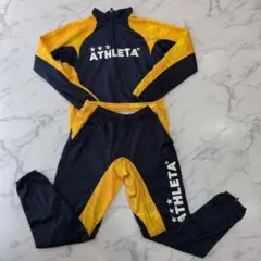 ATHLETA ジャージ 160サイズ ネイビー/イエロー