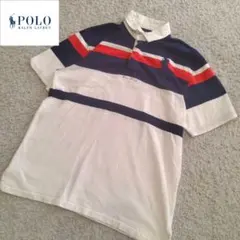 ポロラルフローレン　Y2K ビッグポニー ロゴ刺繍 ポロシャツ