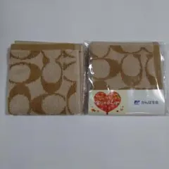 コーチ　タオル２枚　かんぽ生命