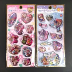 ハローキティ　ウォーターinシール　　正規品　シナモロール　クロミ　サンリオ