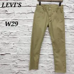 リーバイス 【W29】 502 カラーデニムパンツ ストレート カーキ