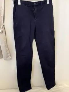 GU ネイビー スリムフィット チノパン 82