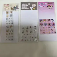 タイルシール　ブロックシール　スヌーピー パワパフ　トムジェリ　おすそわけ