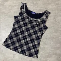 BURBERRY チェック柄 タンクトップ 38 - メルカリ