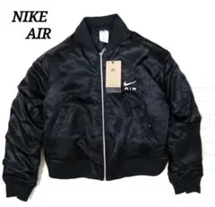 NIKE AIR レディース Lサイズ ボンバージャケット 総柄 ショート丈