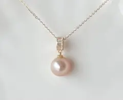 A5017 アコヤ 本真珠 ネックレス 18k 金 海水 真珠 パール - メルカリ