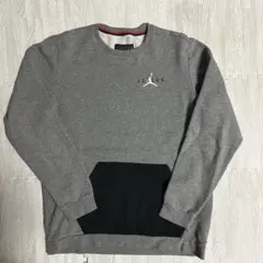 JORDAN ジョーダン トレーナー グレー ワンポイント