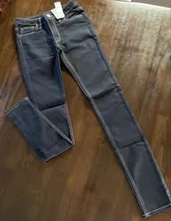 【新品未使用】インディゴブルー スキニーデニム ハイウエスト　M