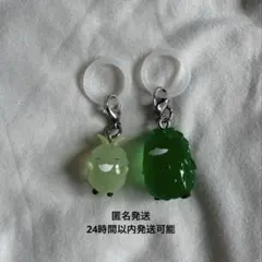 モリゾーとキッコロ　めじるしアクセサリー 2種セット ガチャ