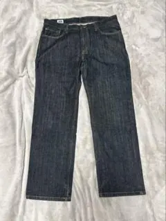 EDWIN No.403 ブラック ストレートデニム　W36