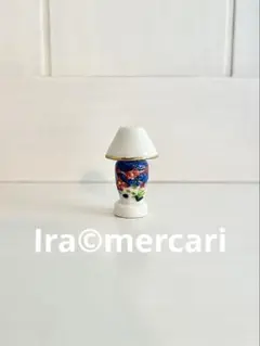 2007 ロンウィーフェーブ　ランプ　フェーヴ　フランス製　ミニチュア　陶器