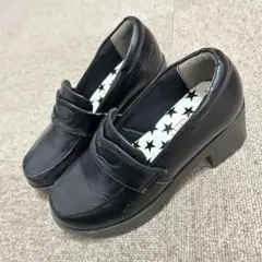 子供用厚底ローファー 21.0cm