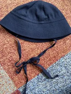 override 黒 ウールハット