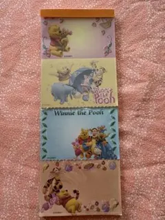 レトロ切り取りめもWinnie the Pooh メモ用紙 平成女児