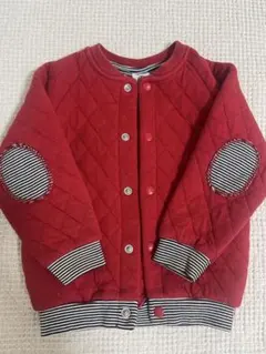 PETIT BATEAU キルティング ジャケット アウター赤24m/86cm