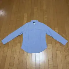 SOMETHING ダンガリーシャツ ボタンダウン 長袖 M相当 ライトブルーのサムネイル